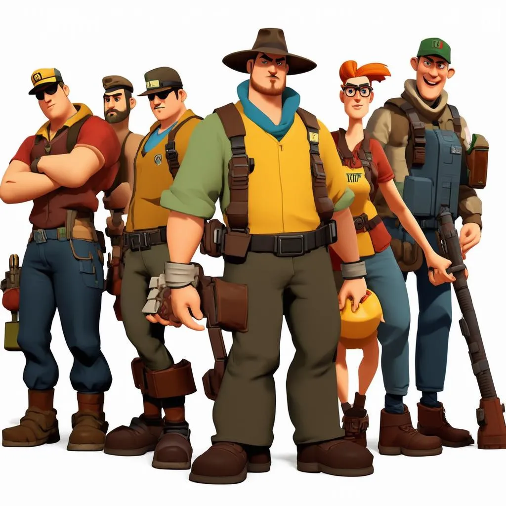 Các nhân vật Team Fortress 2