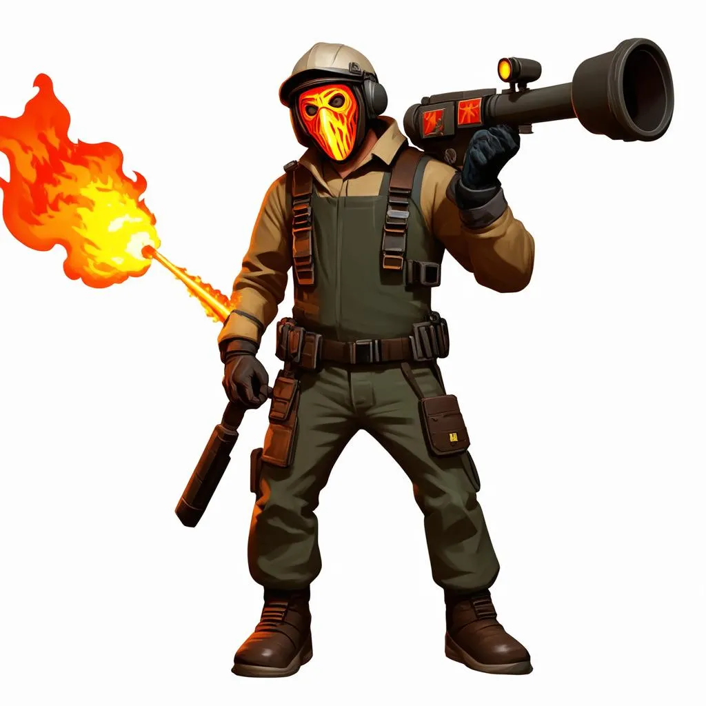 Concept art của Pyro