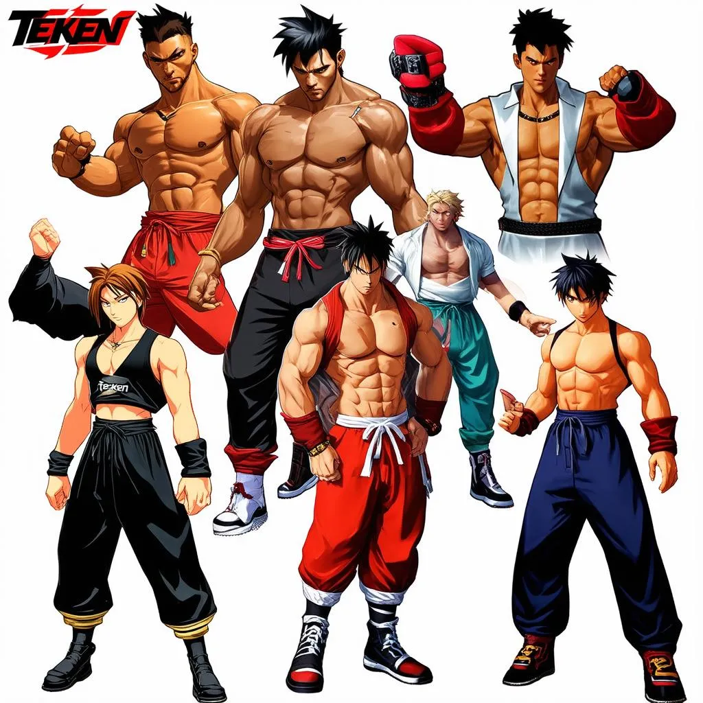 Tekken 1 Nhân Vật