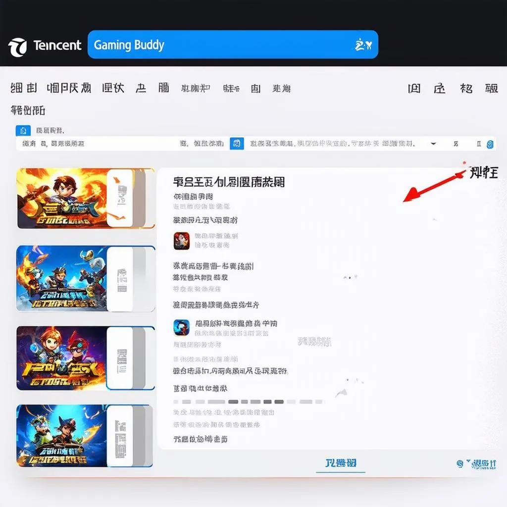 Tencent Gaming Buddy giao diện