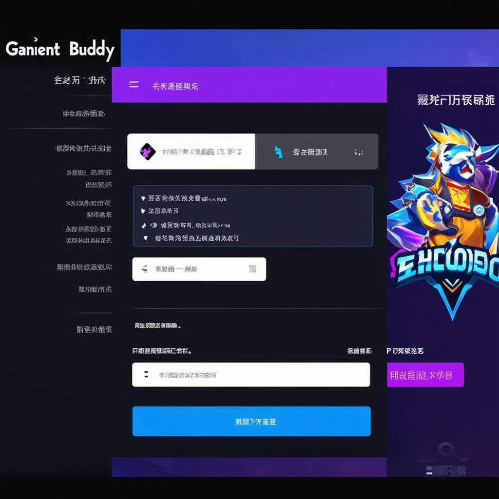 Giao diện Tencent Gaming Buddy