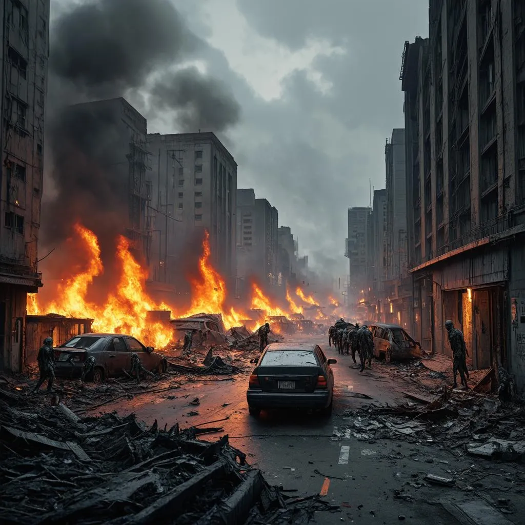 Raccoon City after the disaster