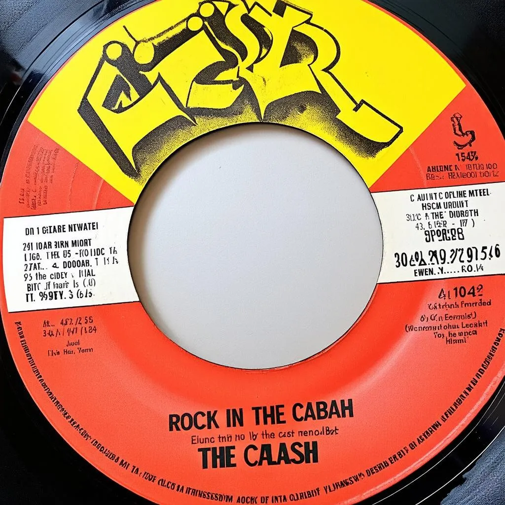 Bìa đĩa The Clash Rock in the Casbah