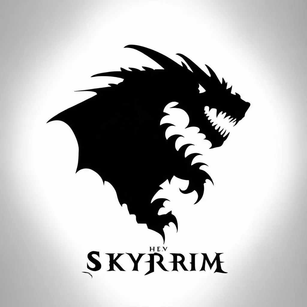 Logo game The Elder Scrolls V: Skyrim