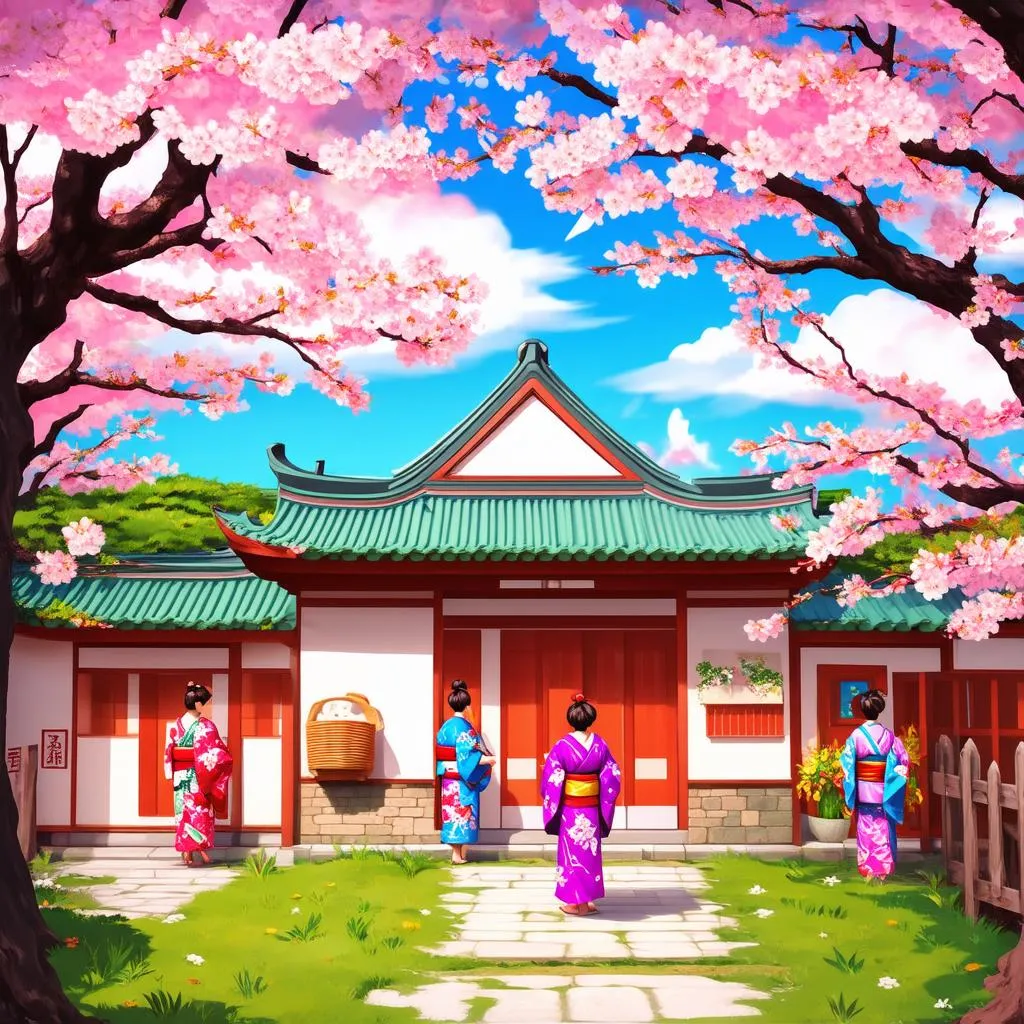 Thế giới ảo trong game sakura