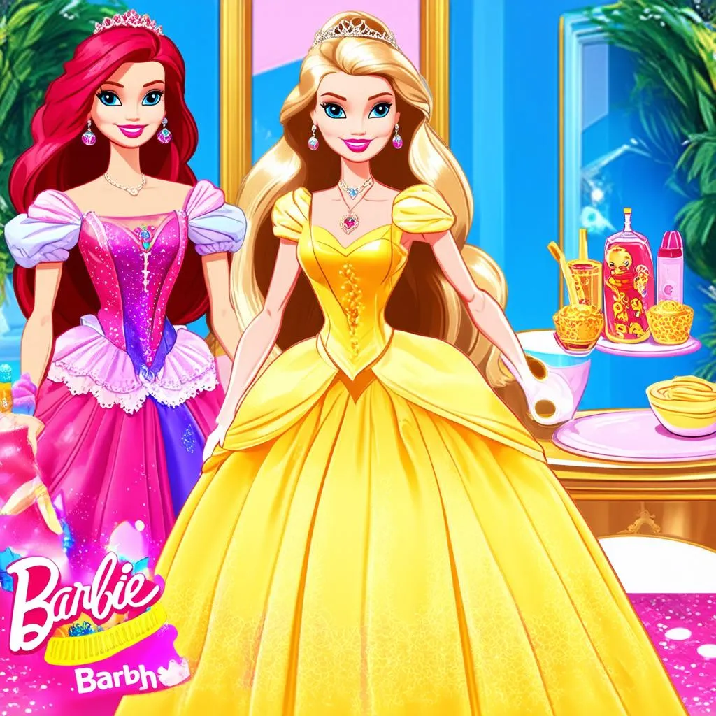 Thế giới game công chúa barbie