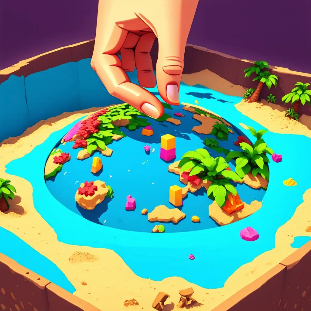 Thế giới trong The Sandbox Game