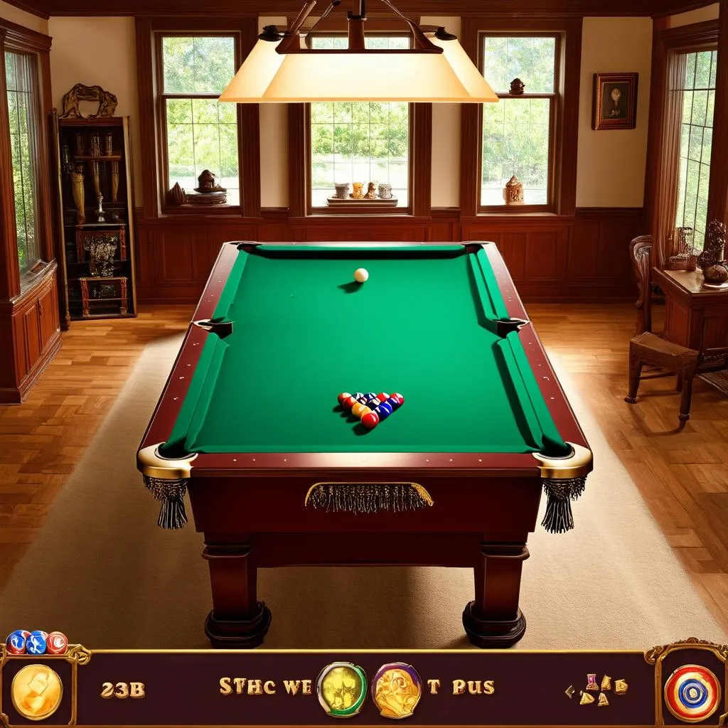 The Mansion Billiard Puzzle