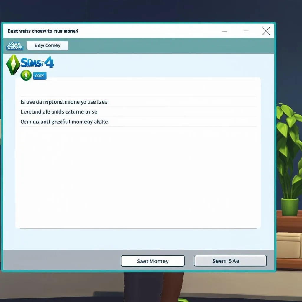 The Sims 4 Cheats Money