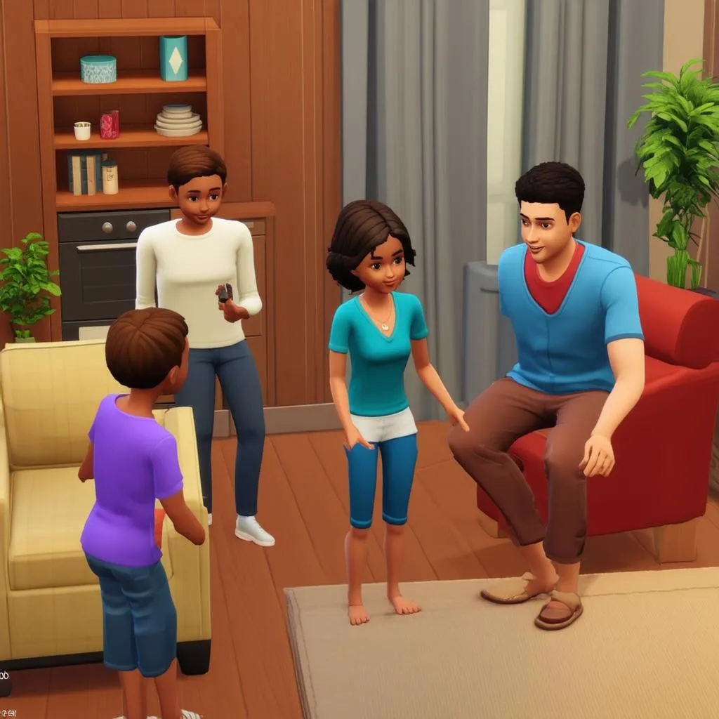 Sims 4 gameplay