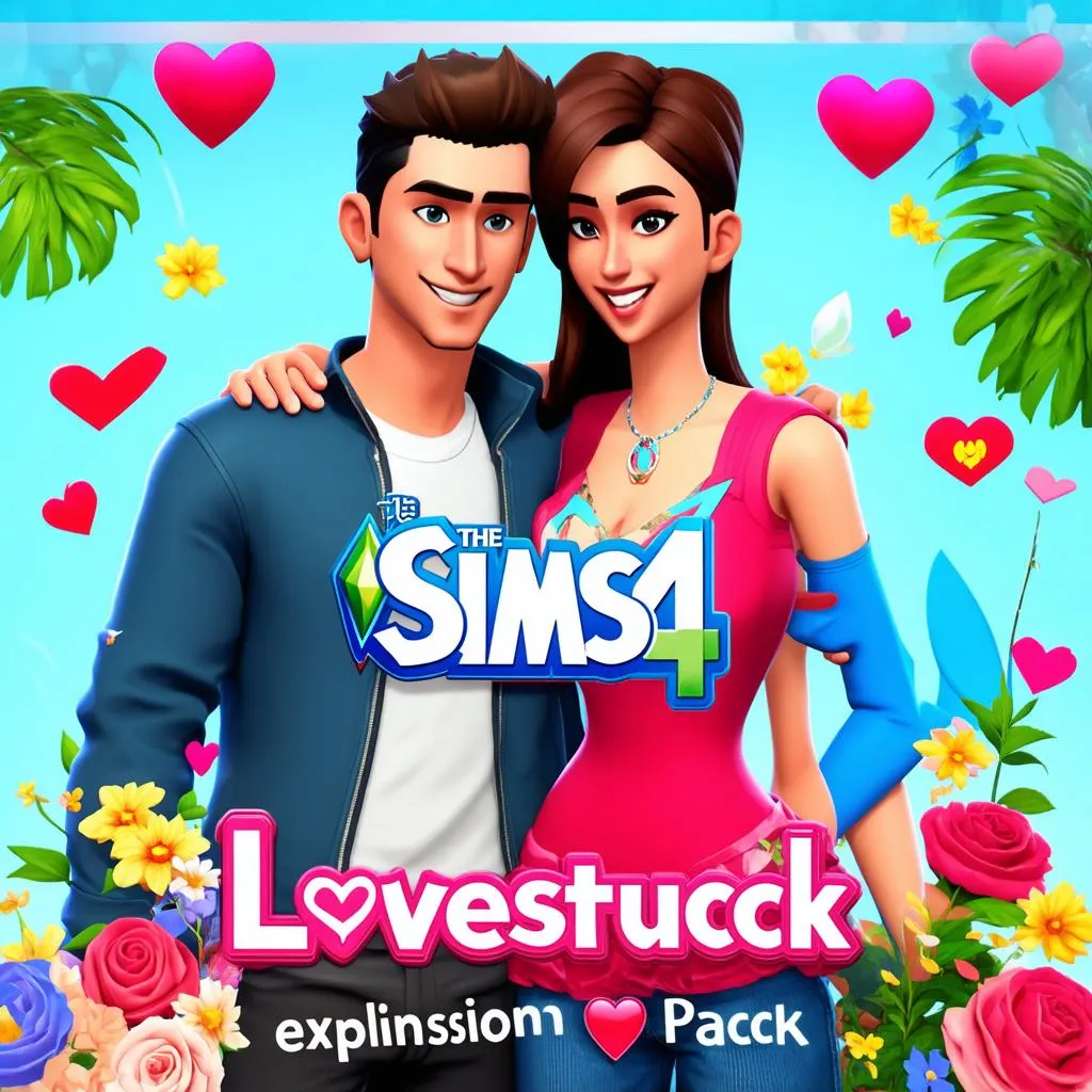 The Sims 4 Lovestruck poster