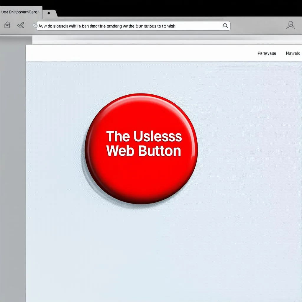 Nút Bấm Web Vô Dụng