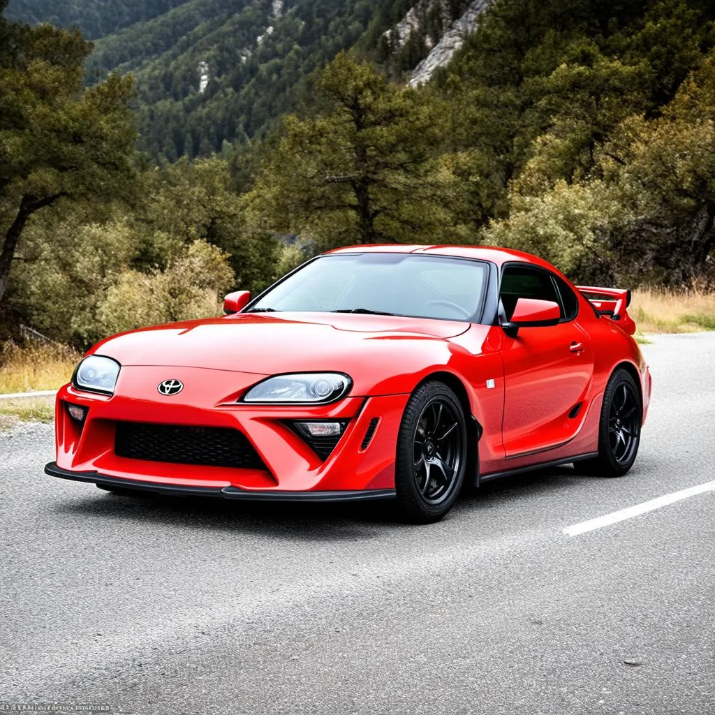 Toyota Supra MK4 Red