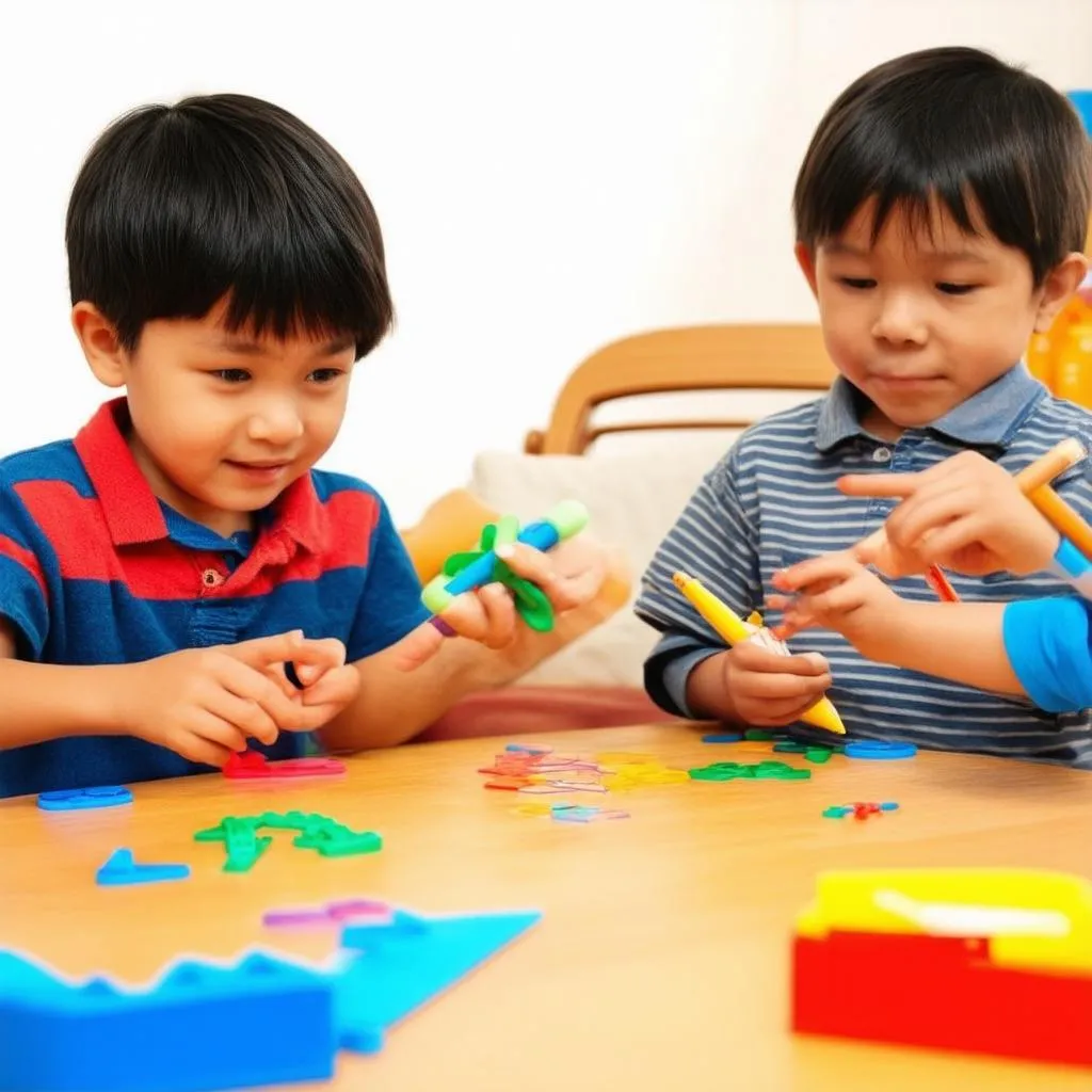 Trẻ em vui chơi cùng Learning activity games