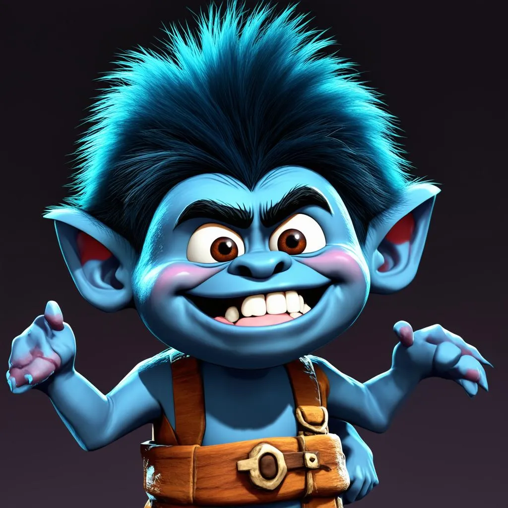 Hình ảnh Troll character trong game với vẻ ngoài hài hước