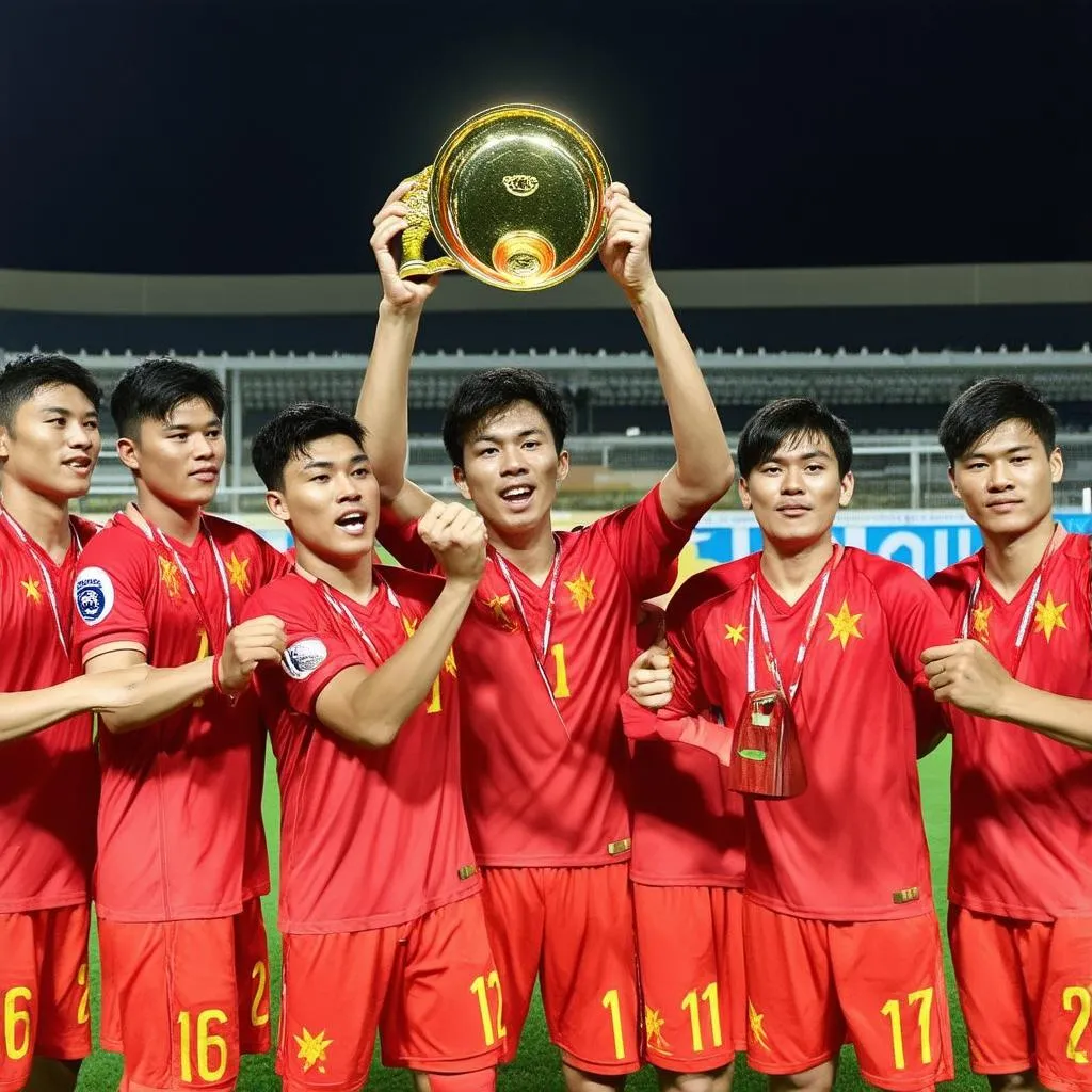 U23 Việt Nam giảnh huy chương vàng