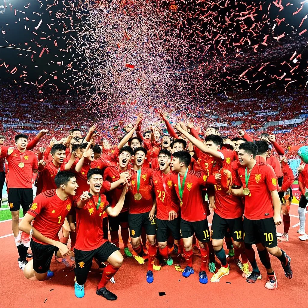 U23 Việt Nam giành huy chương vàng Sea Games 30