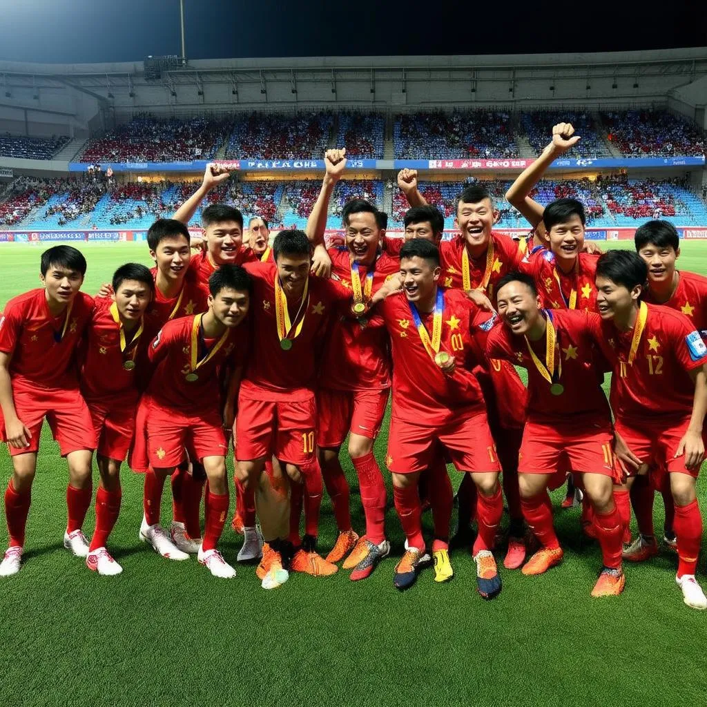 U23 Việt Nam giành huy chương vàng SEA Games 30