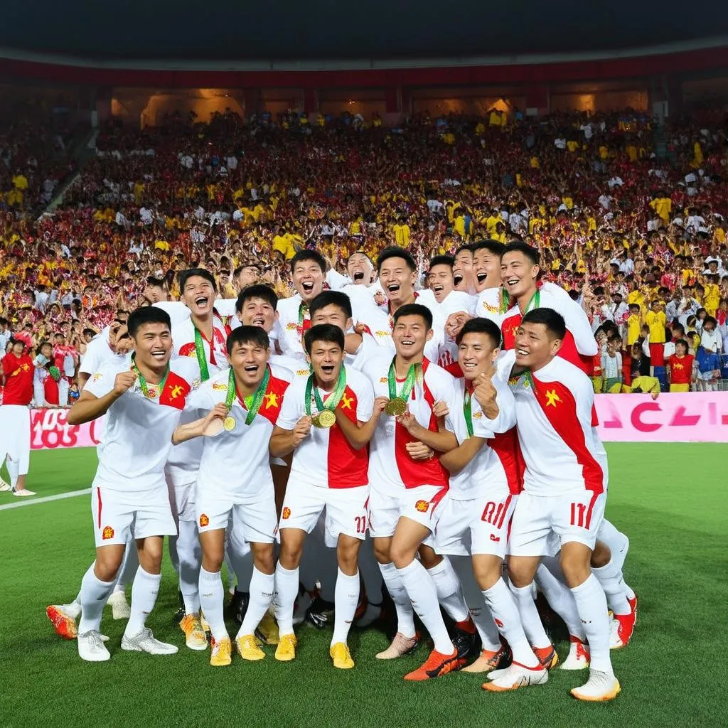 U23 Việt Nam giành Huy Chương Vàng SEA Games 31