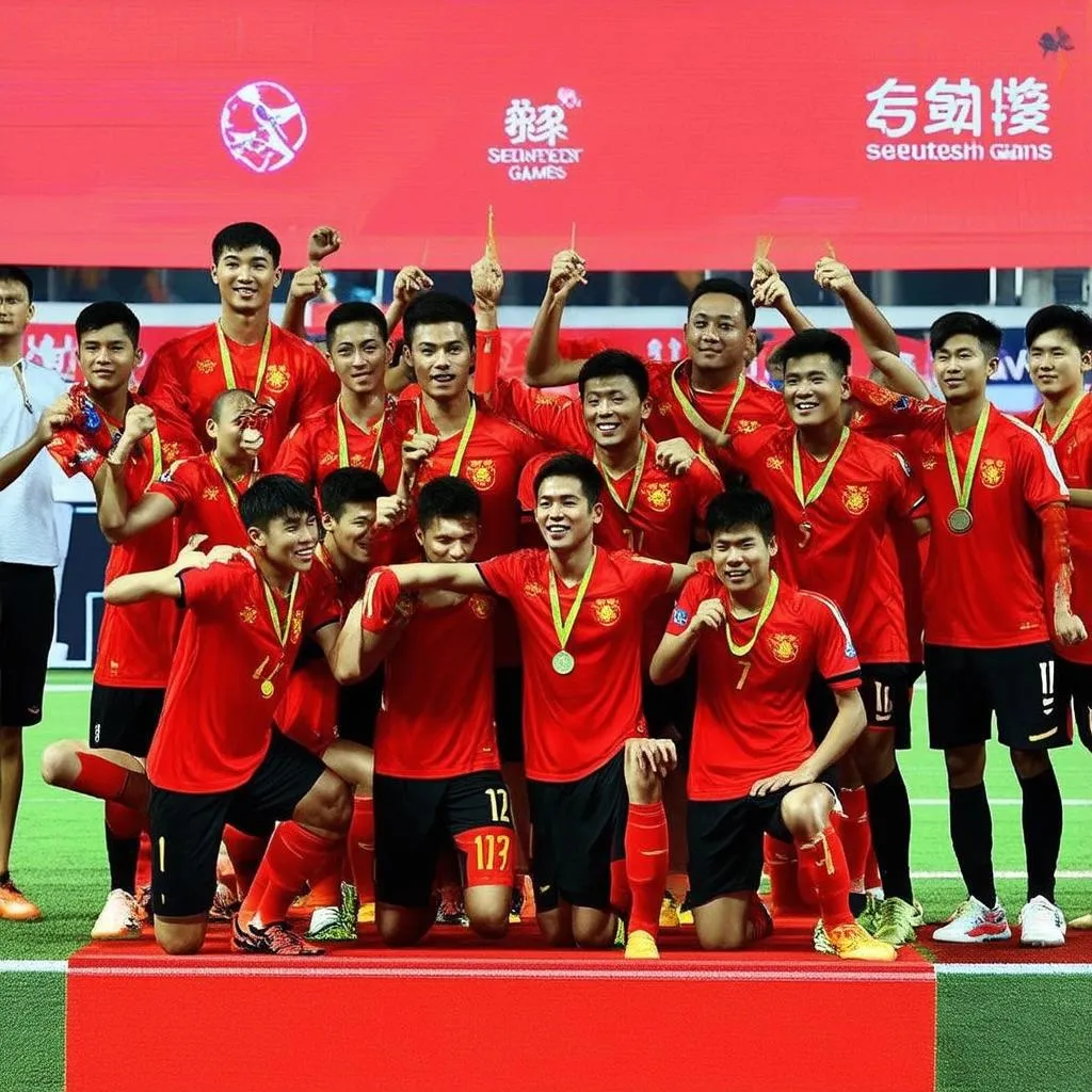 U23 Việt Nam giành Huy Chương Vàng SEA Games 31