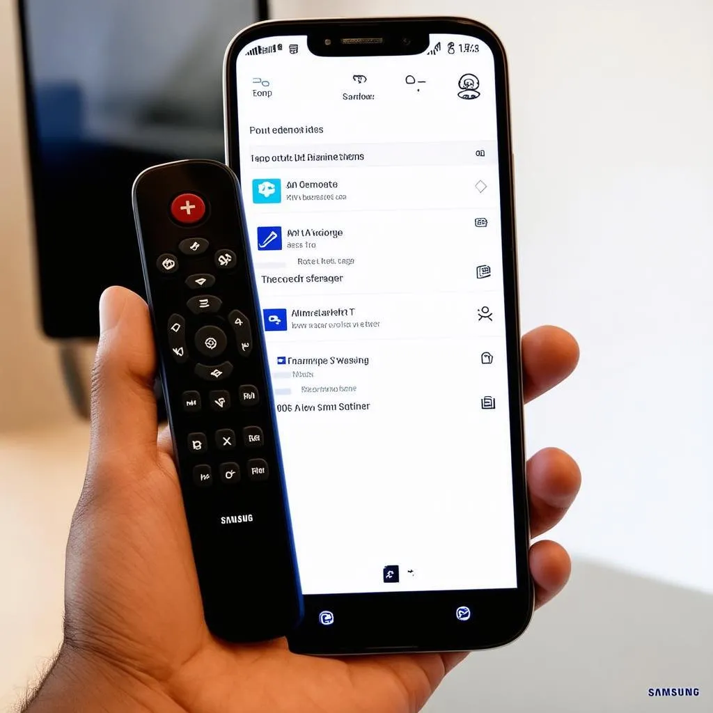 Ứng dụng điều khiển tivi samsung