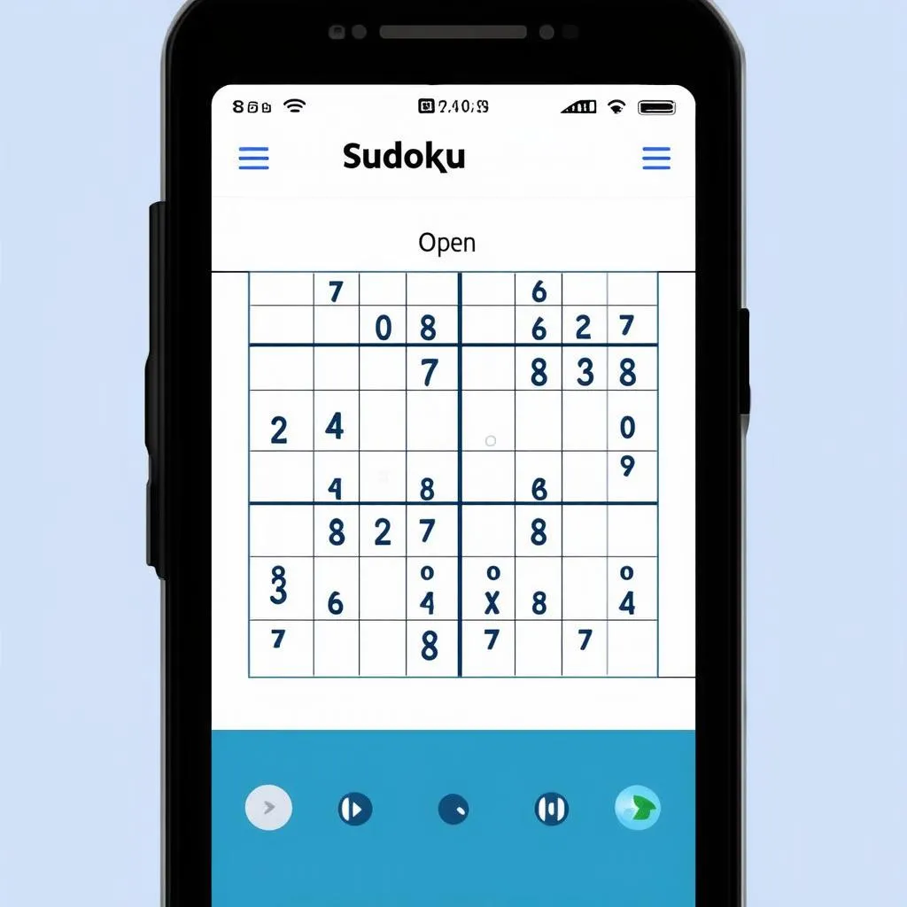 Ứng dụng game sudoku