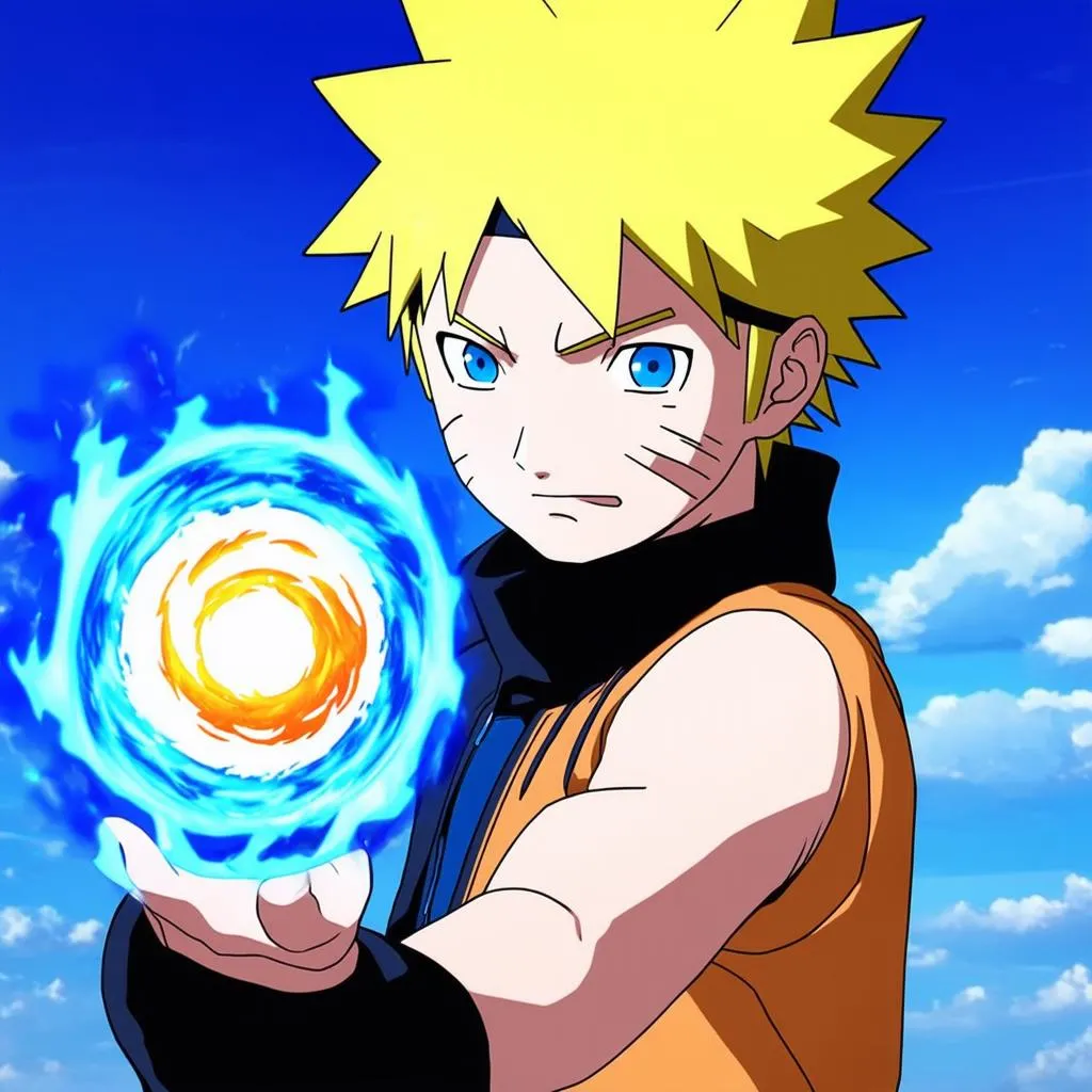 Boruto sử dụng Rasengan