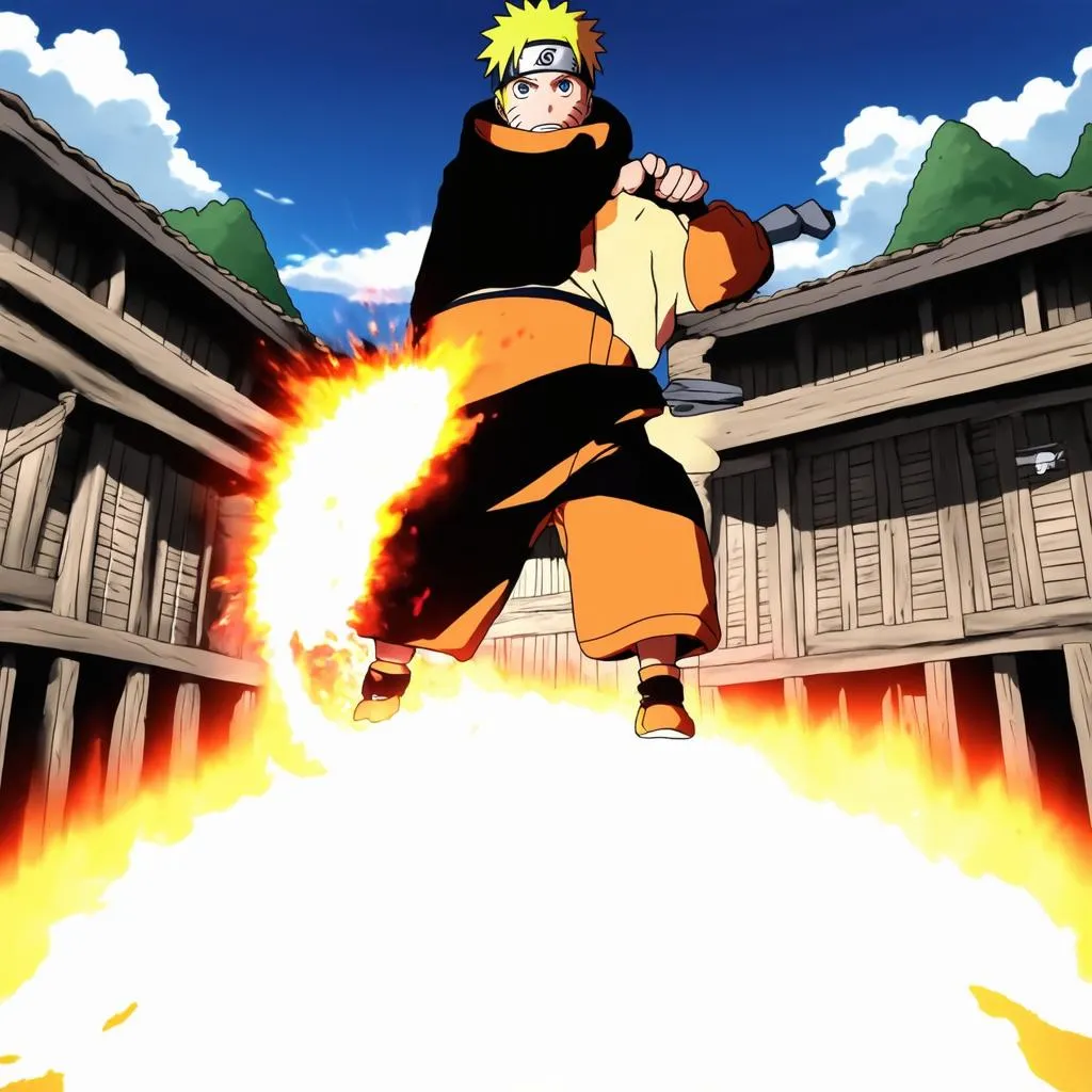 Naruto sử dụng Rasengan