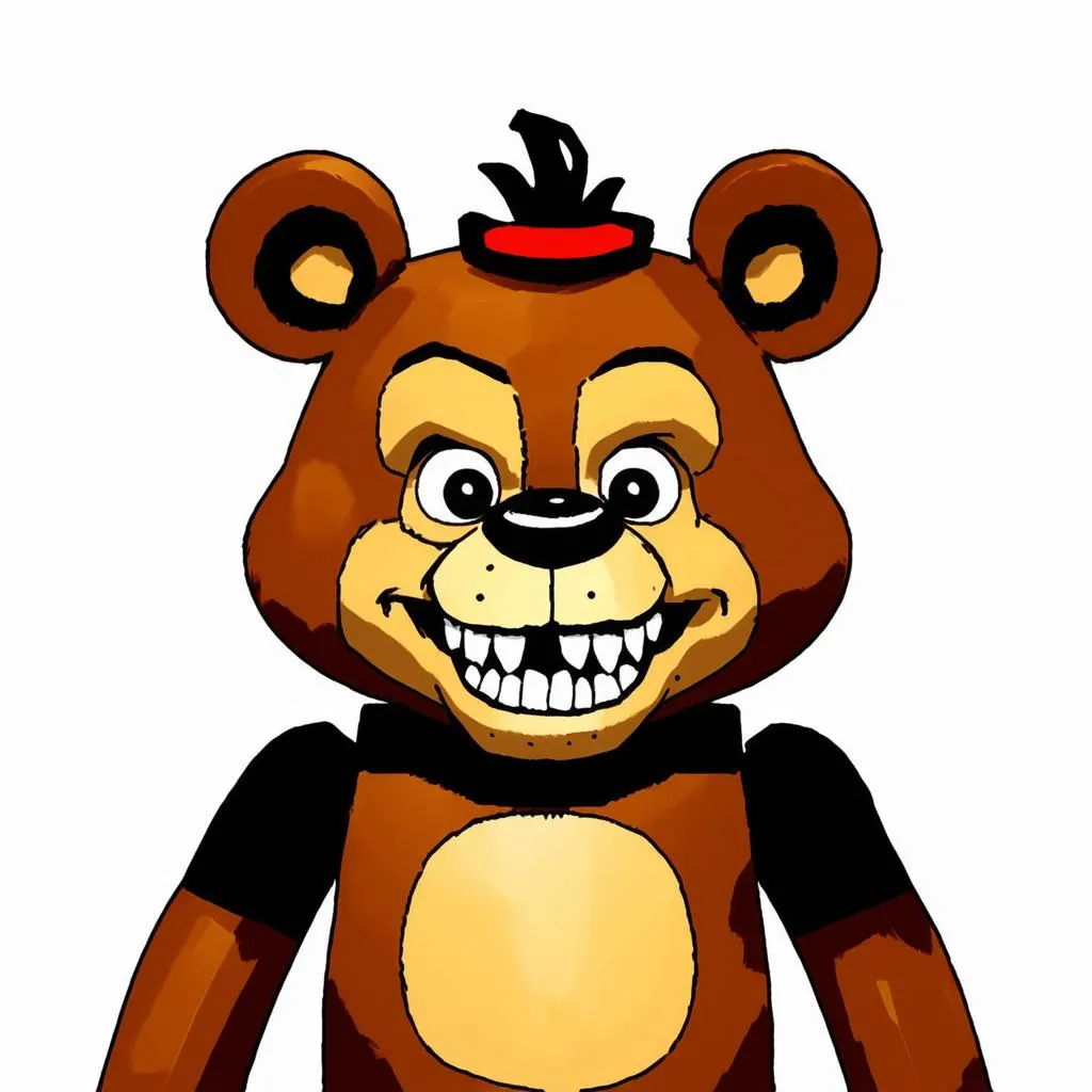 Hình vẽ FNAF Freddy