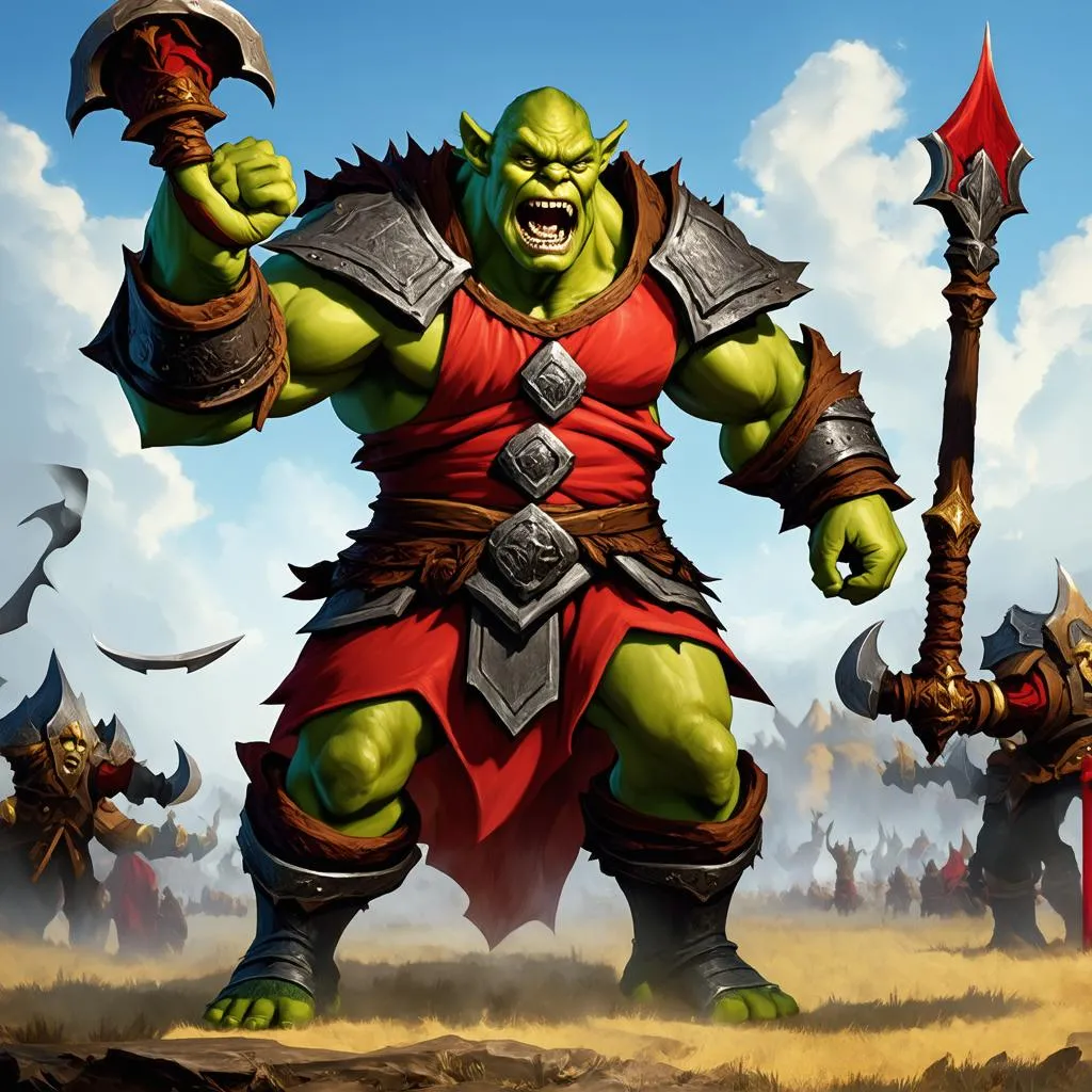 Orc Warrior Warcraft