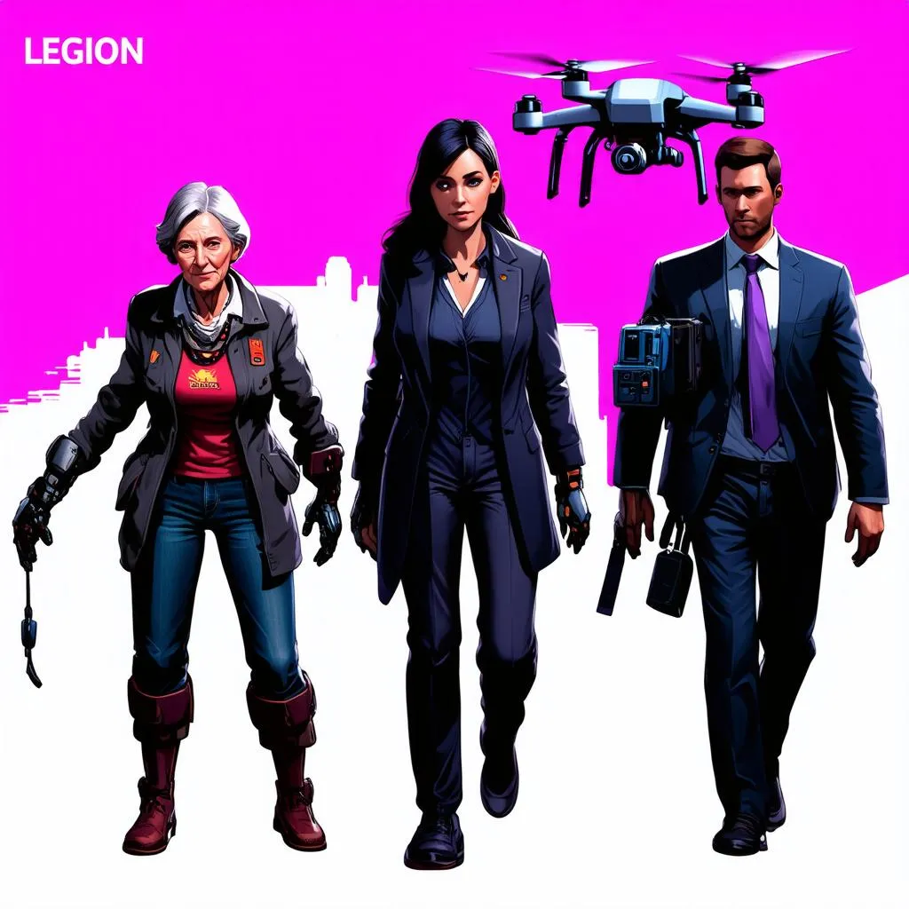 Các nhân vật trong Watch Dogs Legion