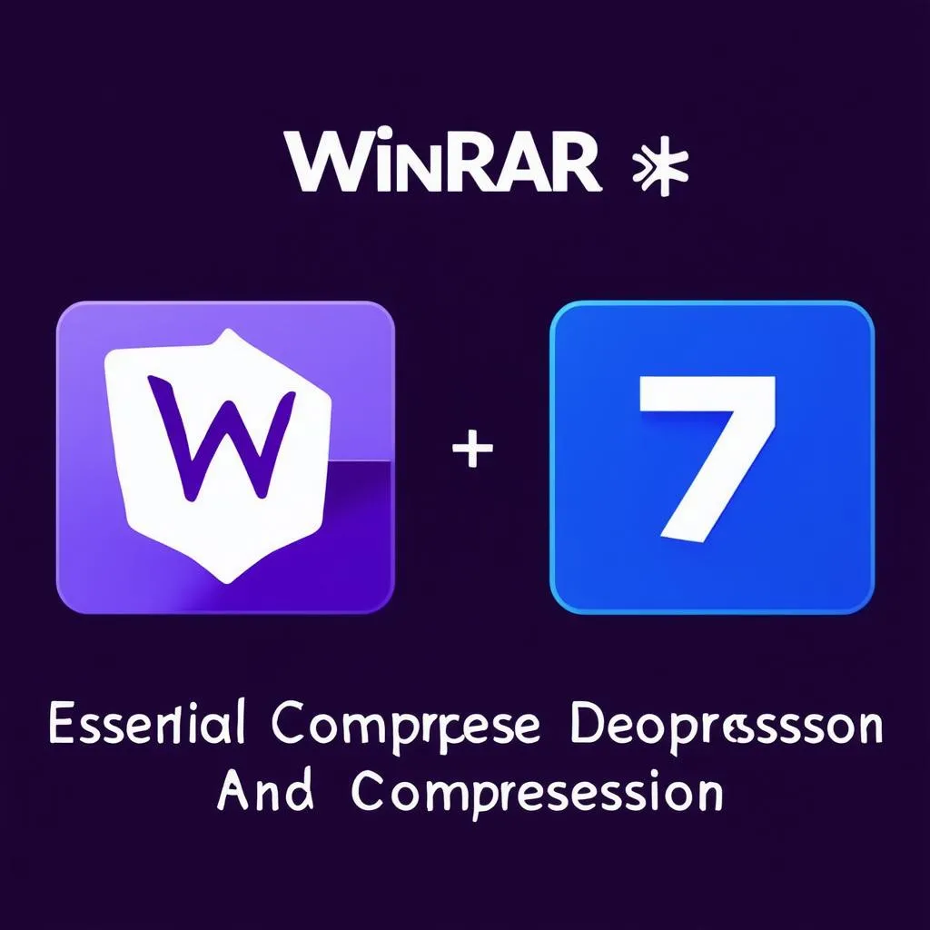 WinRAR and 7-Zip