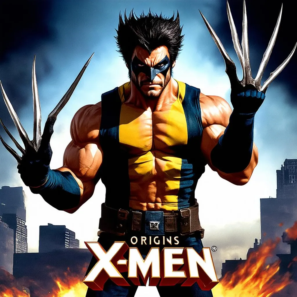 X-Men Origins: Wolverine game poster