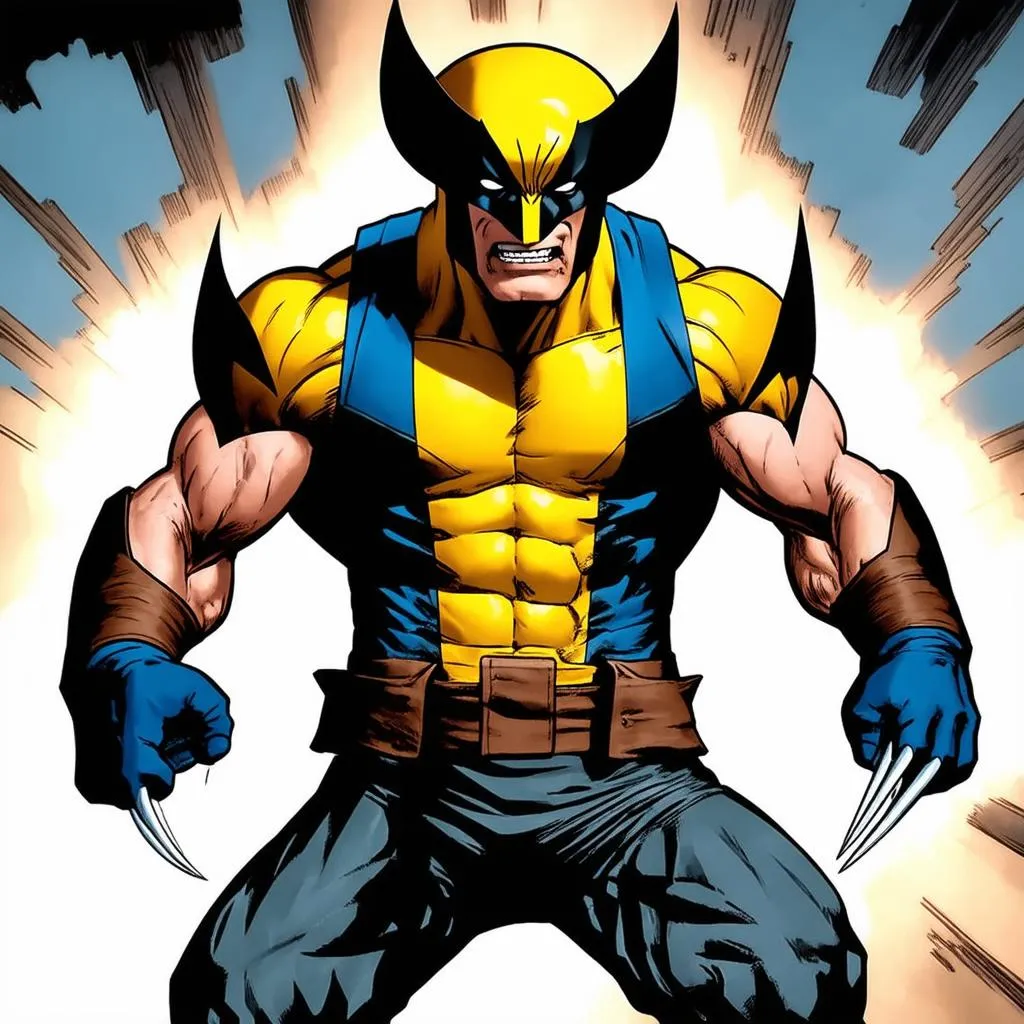 Wolverine với bộ vuốt adamantium