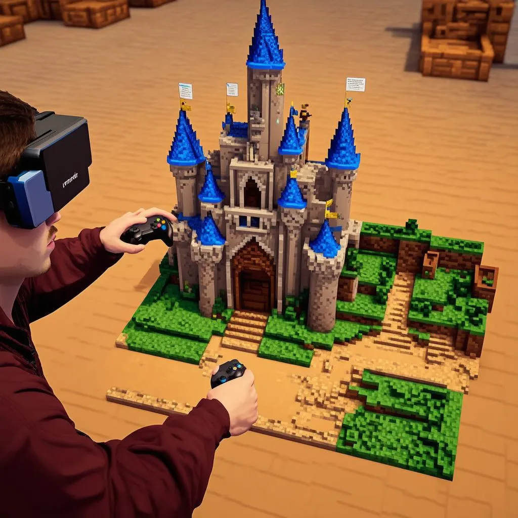 Xây Dựng Trong Minecraft Với Oculus