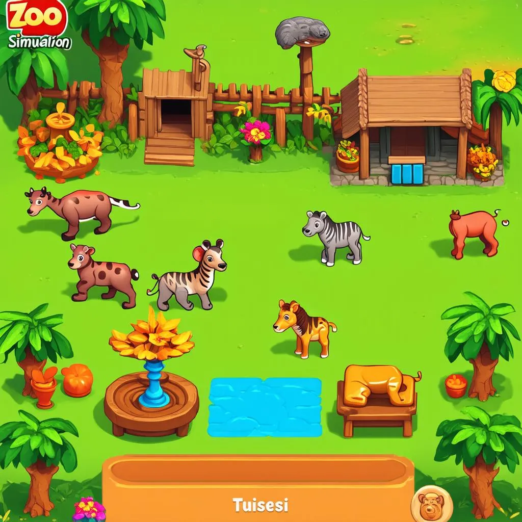 Xây dựng vườn thú trong Zoo Tycoon