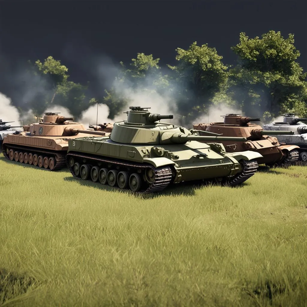 Tanks in World of Tanks