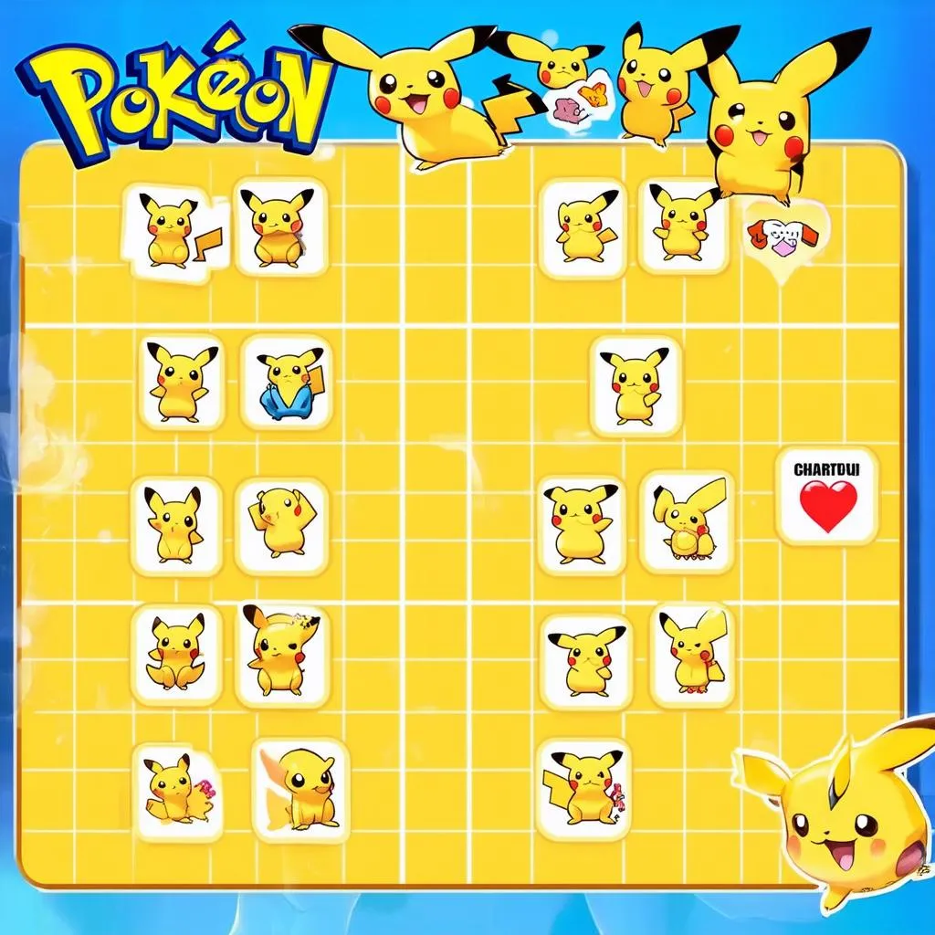 Game Xếp Thú Pikachu Cổ Điển