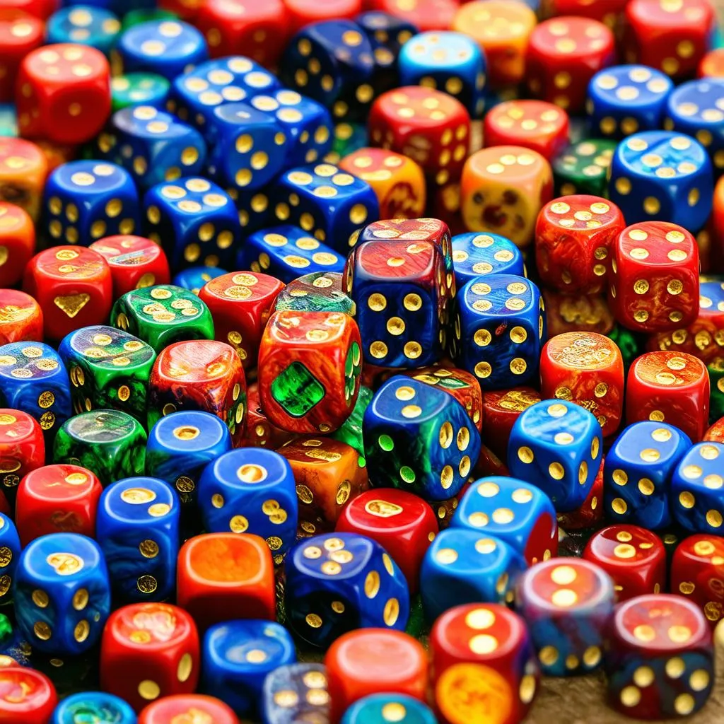 dice in bau cua game