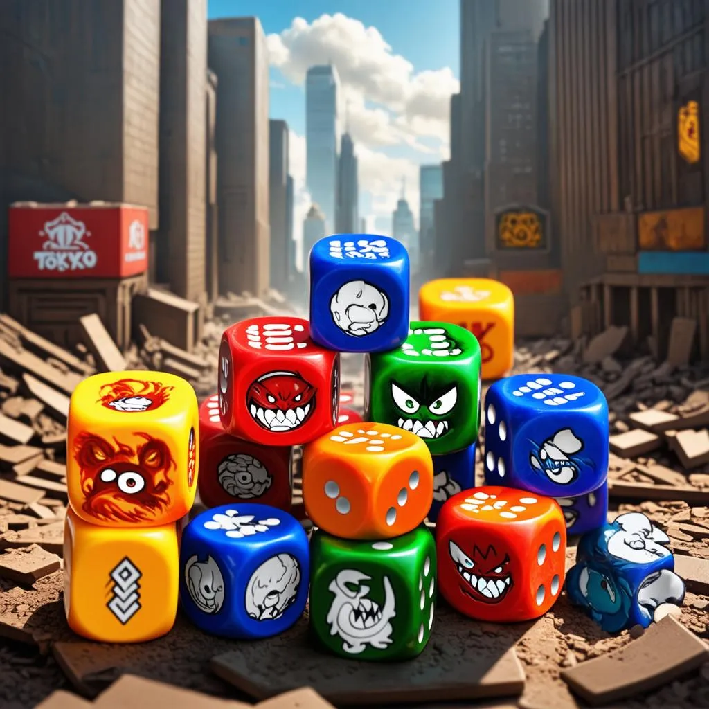 King of Tokyo dice