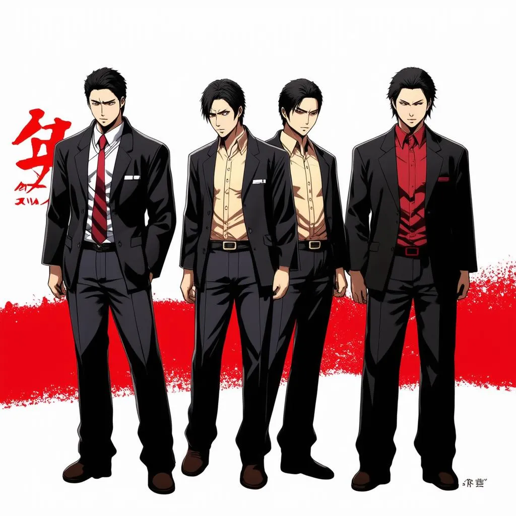 4 nhân vật chính trong Yakuza 4