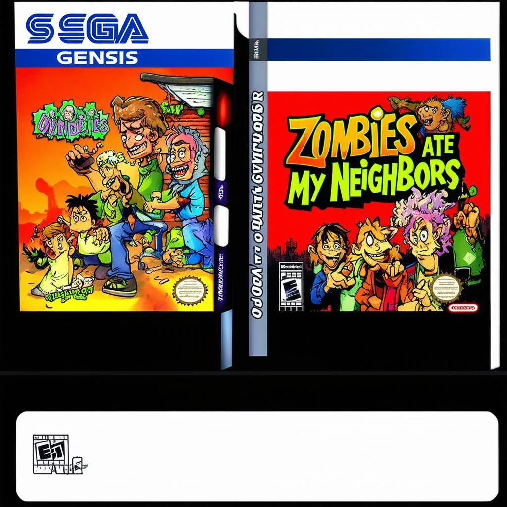 Bìa đĩa game Zombies Ate My Neighbors