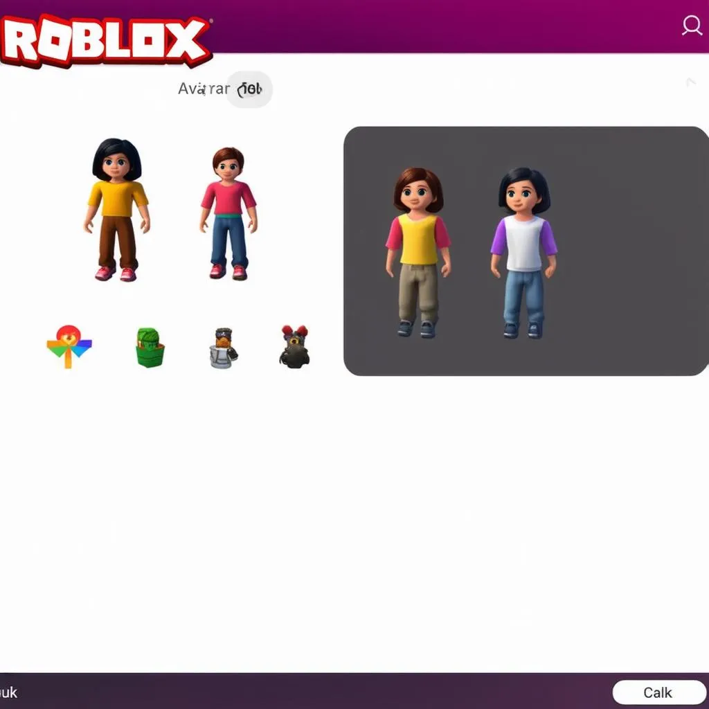 Tùy chỉnh avatar Roblox