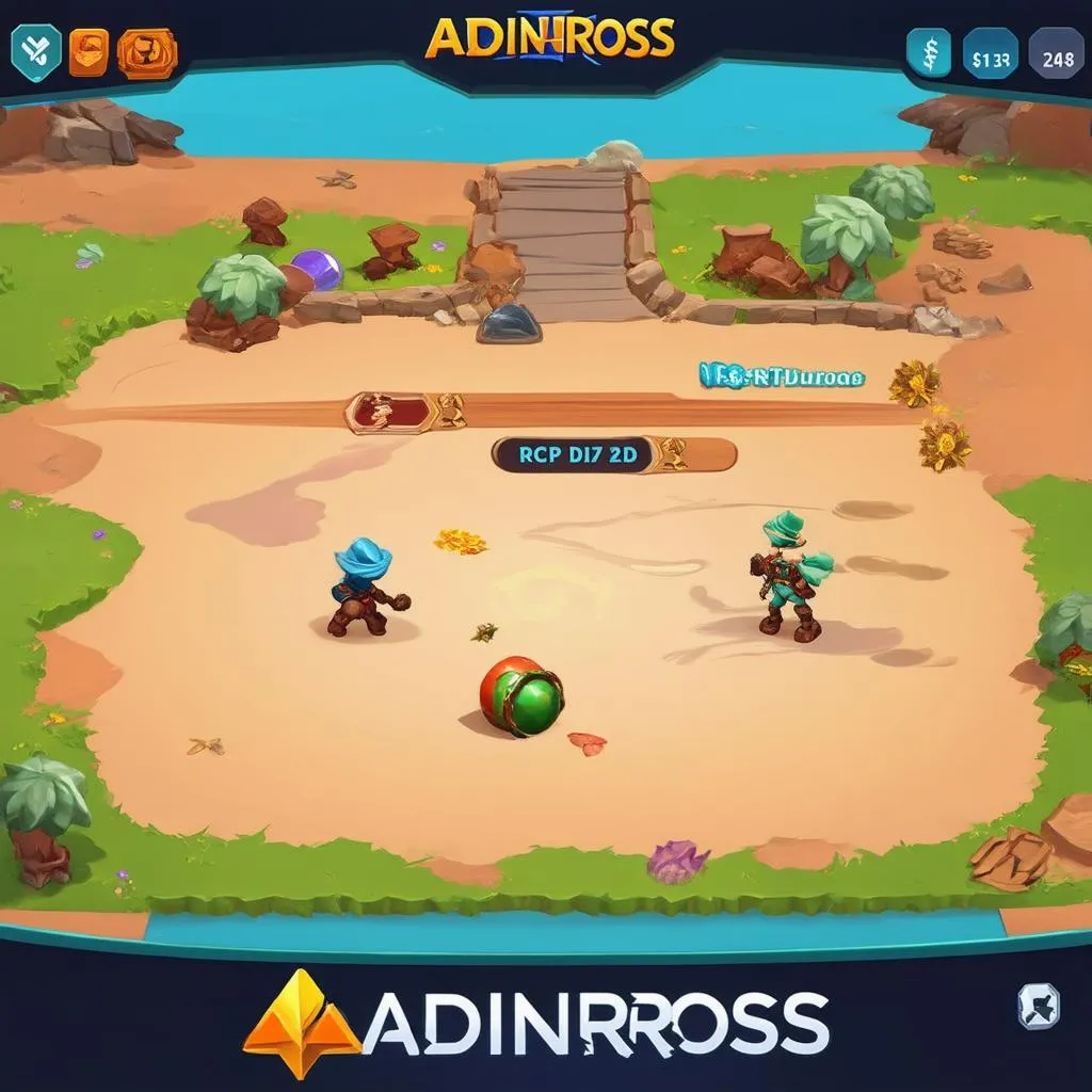 Ảnh chụp màn hình gameplay của Adinross