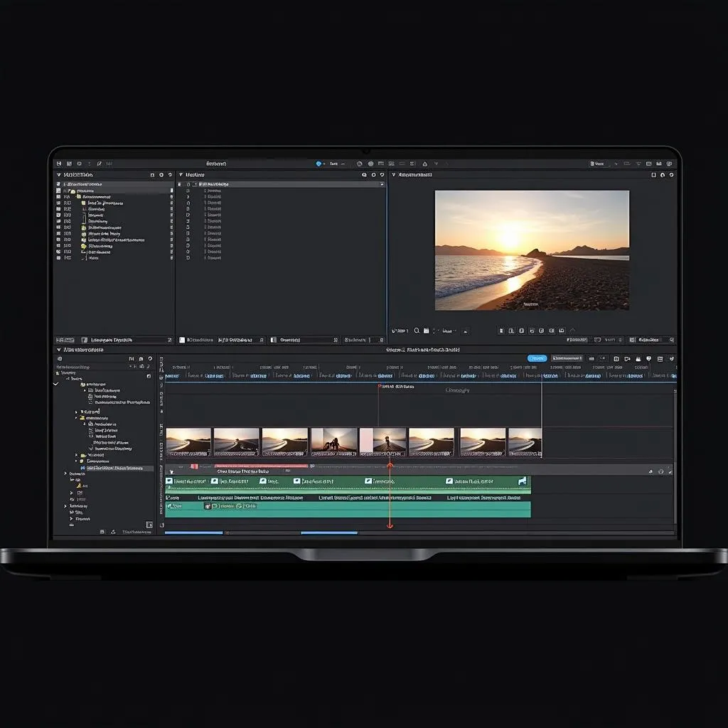 Giao diện Adobe Premiere Pro