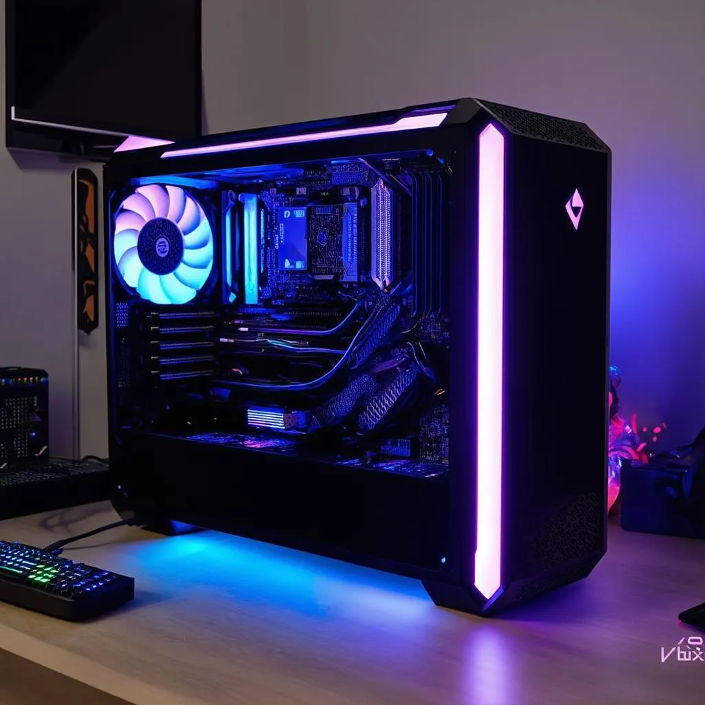 AIO Gaming PC with RGB lighting