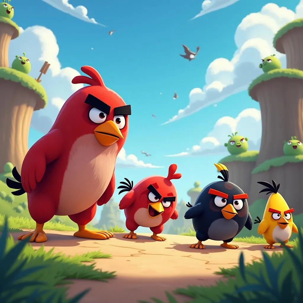 Đồ họa Angry Birds Evolution bắt mắt