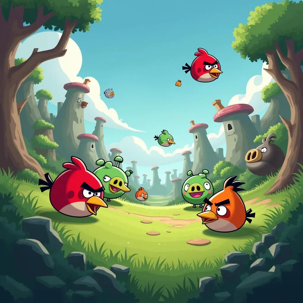 Lối chơi Angry Birds Evolution hấp dẫn