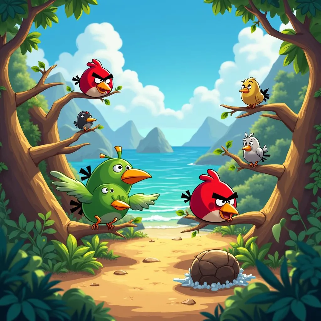 Angry Birds Rio Gameplay