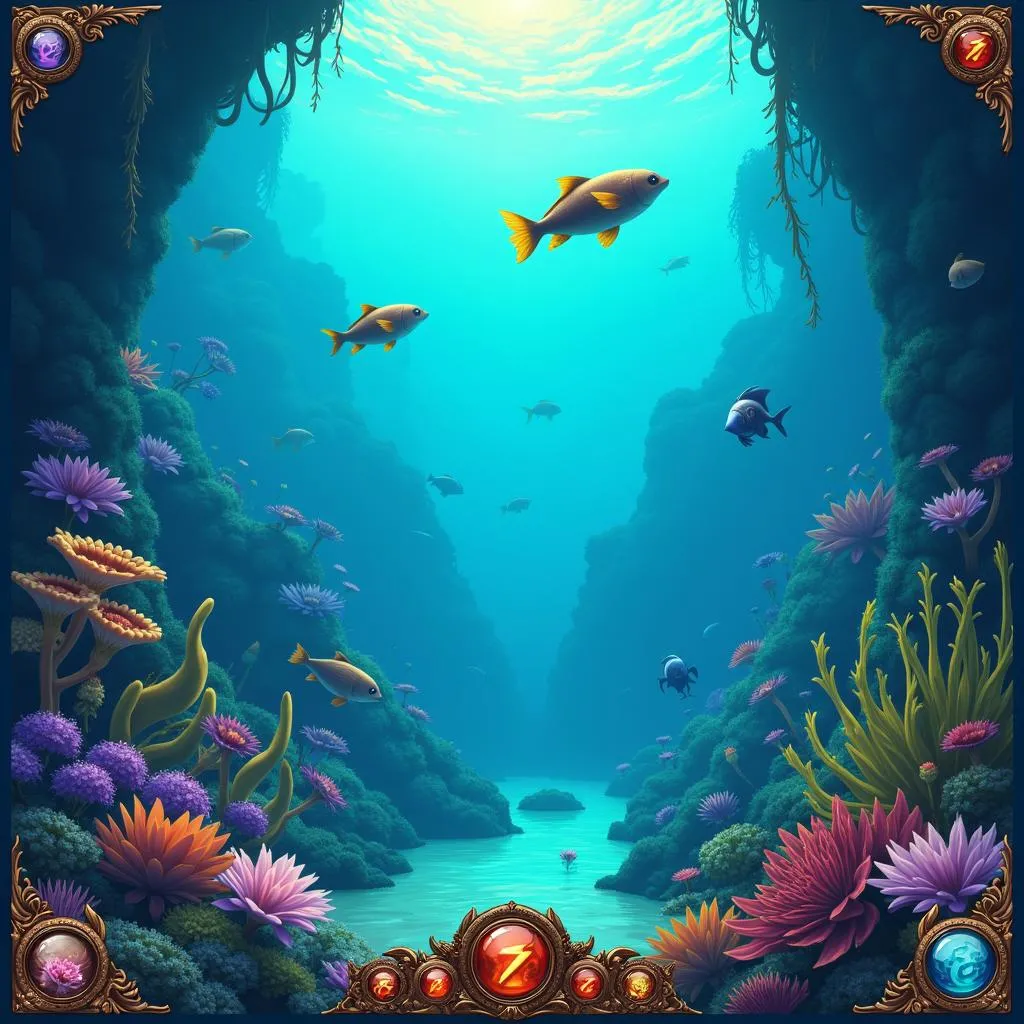 Giao diện game Aquaria PC